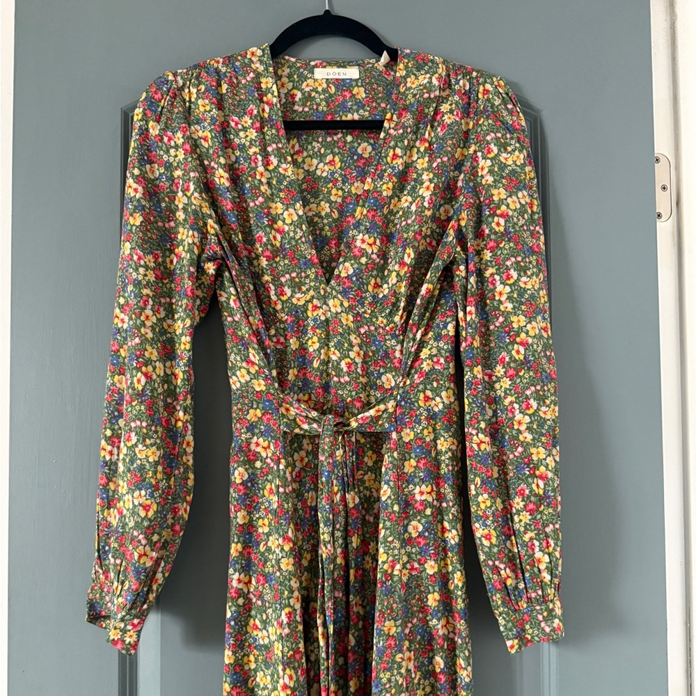 Doen Charleston Maxi Dress - Green Valley Florsl sz s